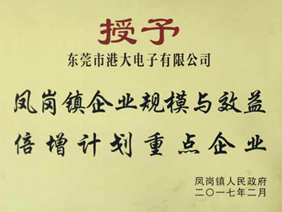 鳳崗鎮(zhèn)企業(yè)規(guī)模與效益倍增計(jì)劃重點(diǎn)企業(yè)